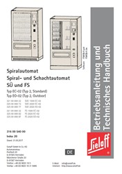 Zeige Details für Bedienungsanleitung: Sielaff FS- und SÜ-Serie Bild von Bedienungsanleitung: Sielaff FS- und SÜ-Serie