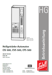 Zeige Details für Bedienungsanleitung: Sielaff Sielissimo Bild von Bedienungsanleitung: Sielaff Sielissimo