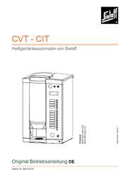 Zeige Details für Bedienungsanleitung: Sielaff Sielissimo TT Bild von Bedienungsanleitung: Sielaff Sielissimo TT