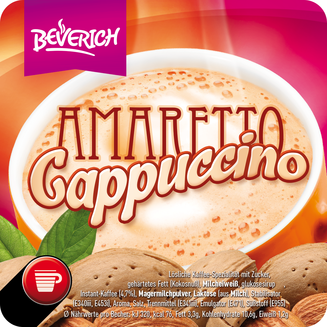 Bild von Beverich Amaretto Cappuccino