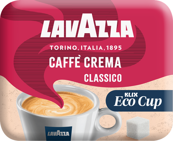 Bild von KLIX Lavazza Caffe Crema Weiß/Zucker (Eco Cup)