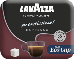Bild von KLIX Lavazza Prontissimo Espresso mit Zucker (Eco Cup)
