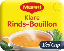 Bild von KLIX Maggi Klare Rinds-Bouillon mit Nudeln (Eco Cup)