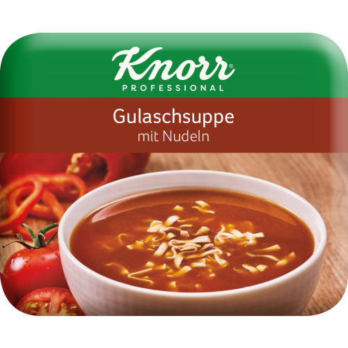 Bild von KLIX Knorr Gulaschsuppe mit Nudeln