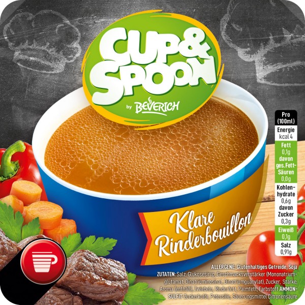 Bild von Cup & Spoon Klare Rinderbouillon