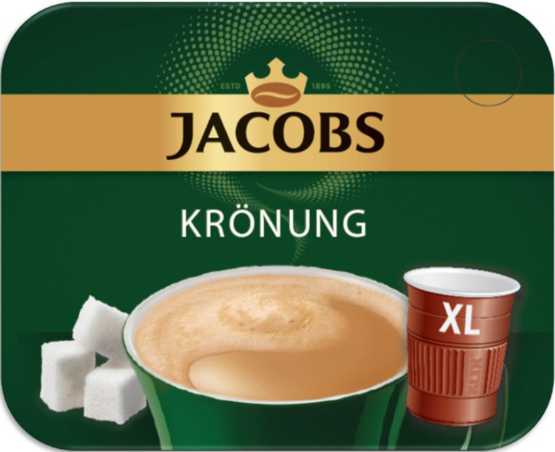 Bild von KLIX Jacobs Krönung Weiss/Zucker XL (großer Becher)