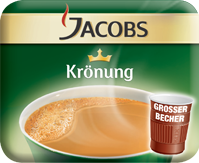 Bild von KLIX Jacobs Krönung Weiß (großer Becher)