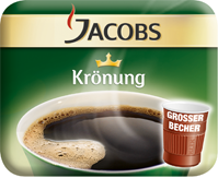 Bild von KLIX Jacobs Krönung Schwarz (großer Becher)