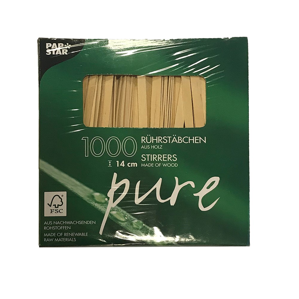 Bild von Holzrührstäbchen