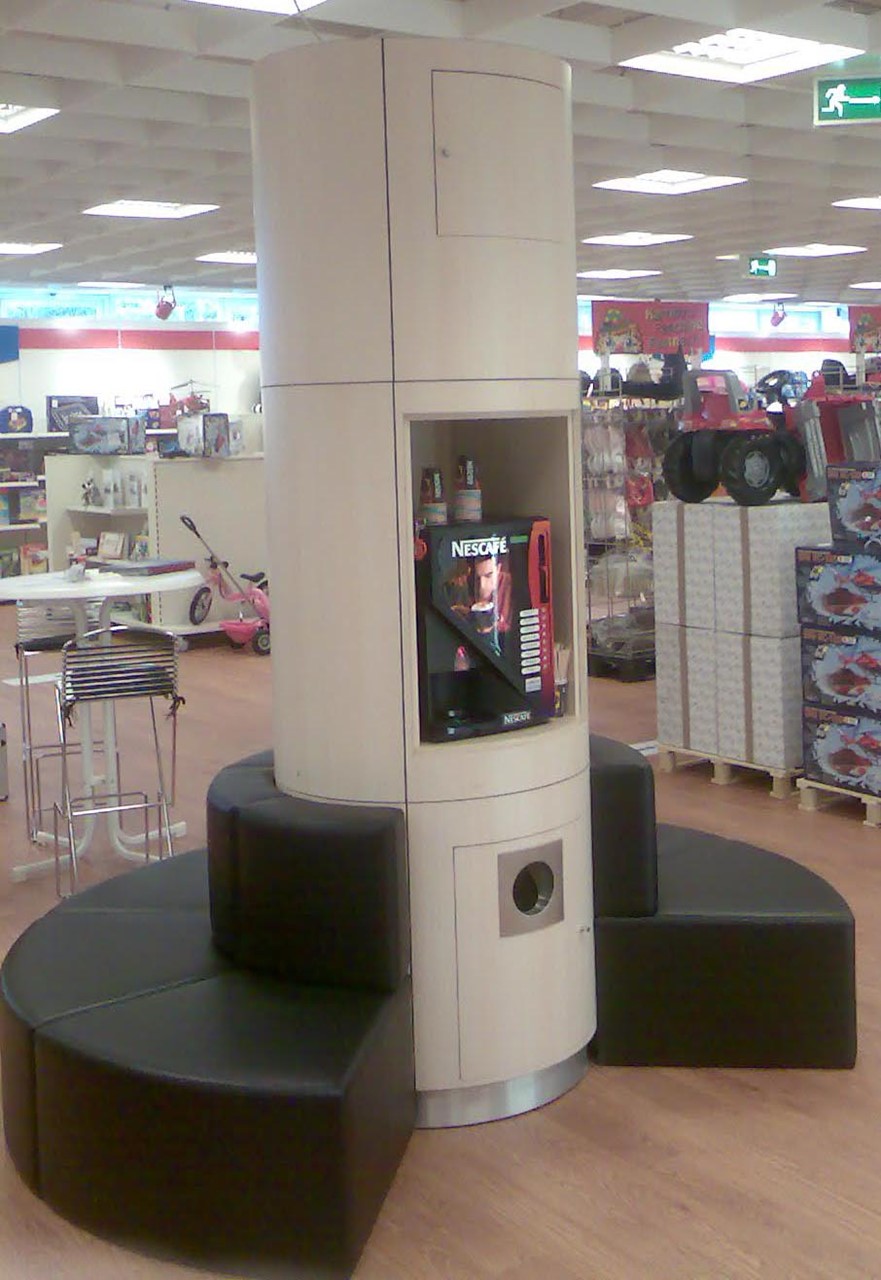 Bild von Coffee Tower mit Sitzmöbel (gebraucht)